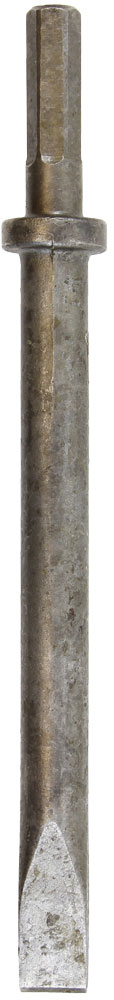 Chipping Hammer Narrow Chisel, Hex Shank/Round Collar x 18"