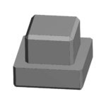 Multi-Pro Square Anchor Drive Cap - 2" - 1-3/4" ID Posts