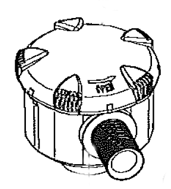 Filter, Air 6" 90 deg