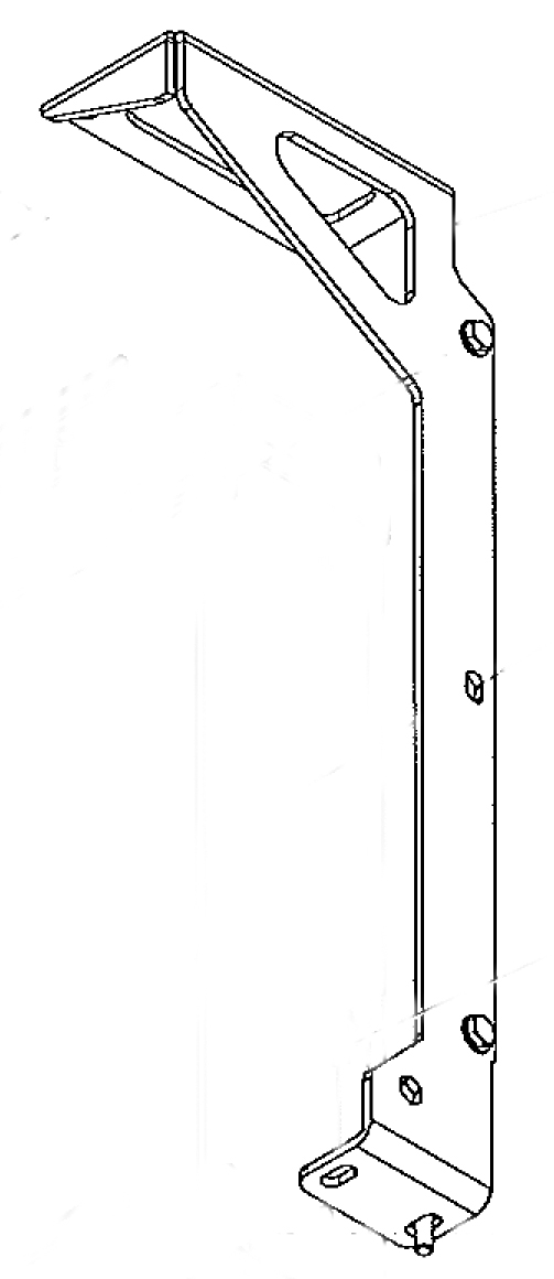 Bracket, Cooler/Exhaust Support