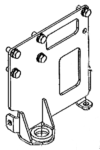 Bracket, Engine Starter Side