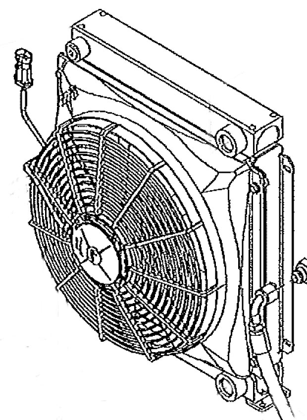 Cooler, Fan Assy