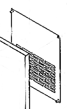 Plate, Oil Filter Access