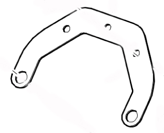 Bracket for Zinc Anodes